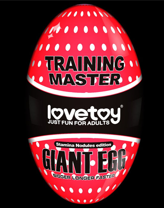 Lovetoy - Giant Egg - Masturbator Ei - Rood-Erotiekvoordeel.nl