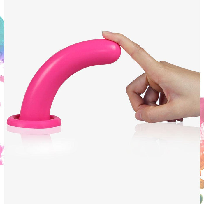 Lovetoy - Holy Dong Jelly Dildo Van vloeibare Siliconen 13.5 cm - Paars-Erotiekvoordeel.nl