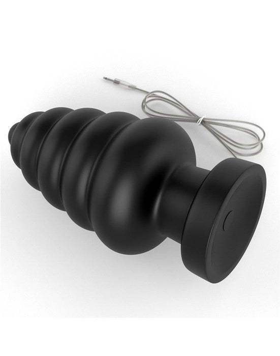 Lovetoy - King Size Vibrerende Buttplug - Anal Cracker - 18 cm - Zwart-Erotiekvoordeel.nl