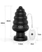 Lovetoy - King Size Vibrerende Buttplug - Anal Cracker - 18 cm - Zwart-Erotiekvoordeel.nl