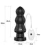 Lovetoy - King Size Vibrerende Buttplug Anal Rigger 20 cm - Zwart-Erotiekvoordeel.nl