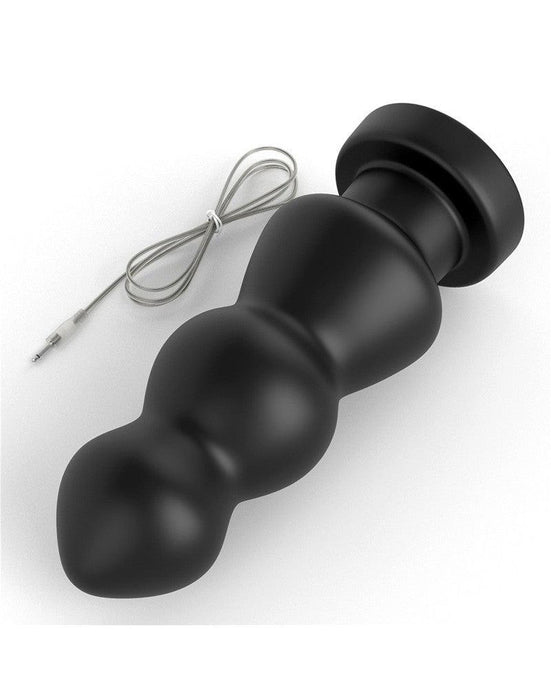 Lovetoy - King Size Vibrerende Buttplug Anal Rigger 20 cm - Zwart-Erotiekvoordeel.nl