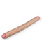 Lovetoy - Kingsize Slim Ultra Dubbele Dildo 45 cm - Lichte Huidskleur-Erotiekvoordeel.nl