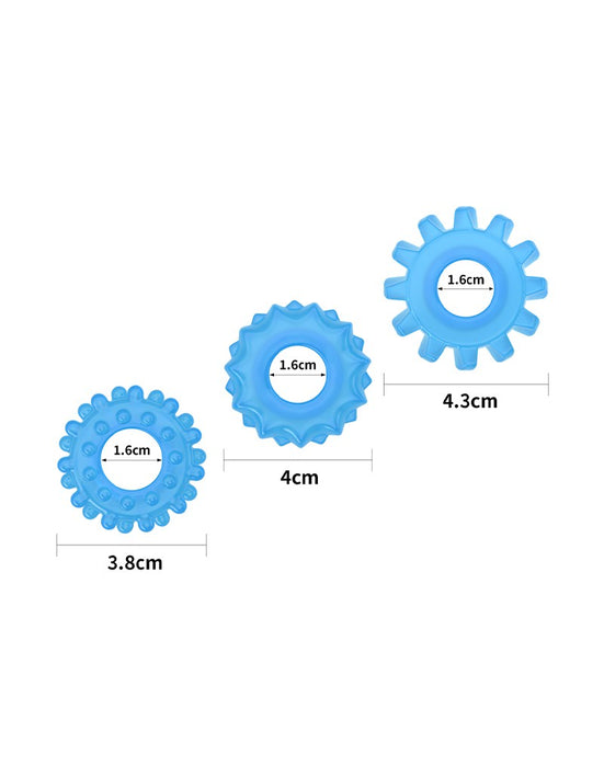 Lovetoy - Lumino Play - Cockringen Set 3-delig - Glow In The dark-Erotiekvoordeel.nl