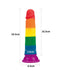 Lovetoy - Rainbow Pride Dildo 18.5 cm-Erotiekvoordeel.nl