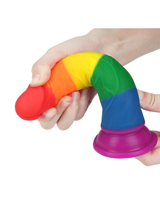 Lovetoy - Rainbow Pride Dildo 18.5 cm-Erotiekvoordeel.nl