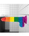 Lovetoy - Rainbow Pride Dildo met Scrotum 19.5 cm-Erotiekvoordeel.nl