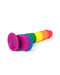 Lovetoy - Rainbow Pride Dildo met Scrotum 19.5 cm-Erotiekvoordeel.nl