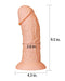 Lovetoy - Realistische Gebogen XXL Dildo 24 cm - Lichte Huidskleur-Erotiekvoordeel.nl