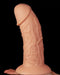 Lovetoy - Realistische Gebogen XXL Dildo 24 cm - Lichte Huidskleur-Erotiekvoordeel.nl