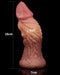 Lovetoy - Realistische Gekromde Dildo 18 cm - Lichte/donkere Huidskleur-Erotiekvoordeel.nl