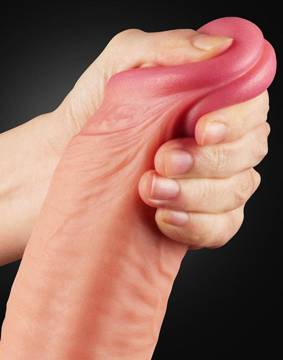 Lovetoy - Realistische XXL Dildo 30.5 cm - Lichte Huidskleur-Erotiekvoordeel.nl