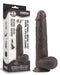 Lovetoy - Realistische XXL Dildo Met Zuignap 23 x 4 cm - Bruin-Erotiekvoordeel.nl