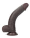 Lovetoy - Realistische XXL Dildo Met Zuignap 23 x 4 cm - Bruin-Erotiekvoordeel.nl