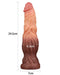 Lovetoy - Realistische XXL Dildo Met aderen 24 cm - Lichte/donkere Huidskleur-Erotiekvoordeel.nl