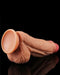 Lovetoy - Realistische XXL Dildo Met Balzak En Zuignap 24.5 cm - Lichte Huidskleur-Erotiekvoordeel.nl