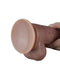 Lovetoy - Realistische XXL Dildo Met Zuignap 26.5 x 4.8 cm - Donkere Huidskleur-Erotiekvoordeel.nl