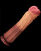 Lovetoy - Realistische XXL Horse Dong Dildo 30 cm - Lichte/donkere Huidskleur-Erotiekvoordeel.nl