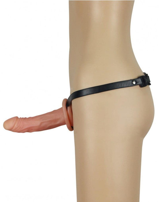 Lovetoy - Unisex strap-on voorbind dildo Met Harnas - 16,5 cm-Erotiekvoordeel.nl