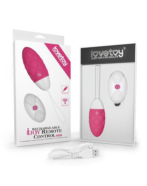 Lovetoy - iJoy 1 - Vibrerend Eitje - Met Afstandsbediening - Roze-Erotiekvoordeel.nl