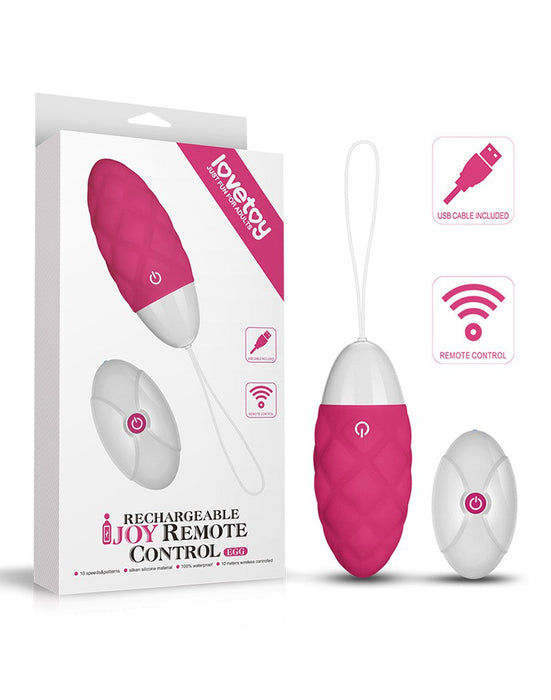 Lovetoy - iJoy 1 - Vibrerend Eitje - Met Afstandsbediening - Roze-Erotiekvoordeel.nl