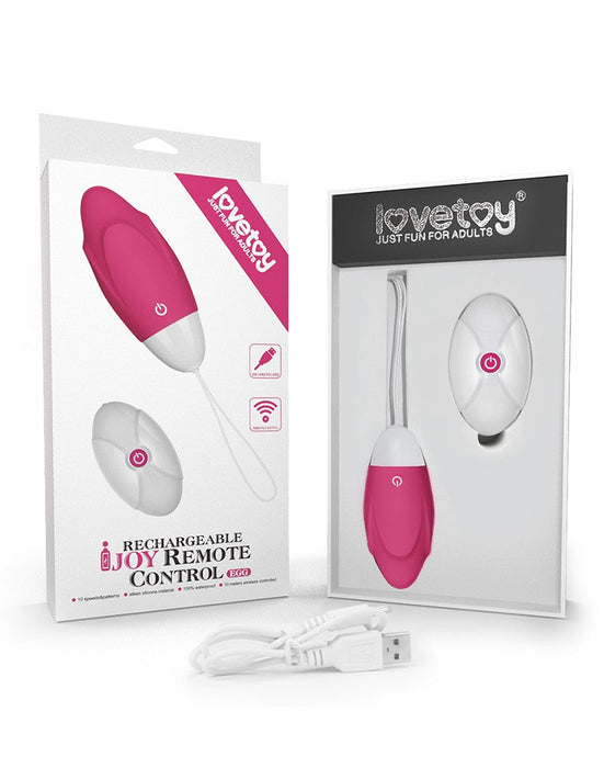 Lovetoy - iJoy 2 - Vibrerend Eitje Met Afstandsbediening - Roze-Erotiekvoordeel.nl