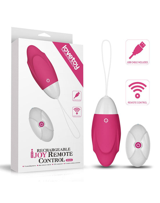 Lovetoy - iJoy 2 - Vibrerend Eitje Met Afstandsbediening - Roze-Erotiekvoordeel.nl