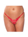 Amorable - Luxe Kanten flower G-string - Rood-Erotiekvoordeel.nl