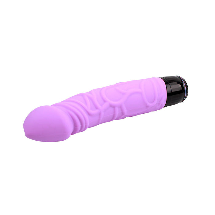 M- Mello - Siliconen P- Shape Vibrator 8.3" - Zwart-Erotiekvoordeel.nl