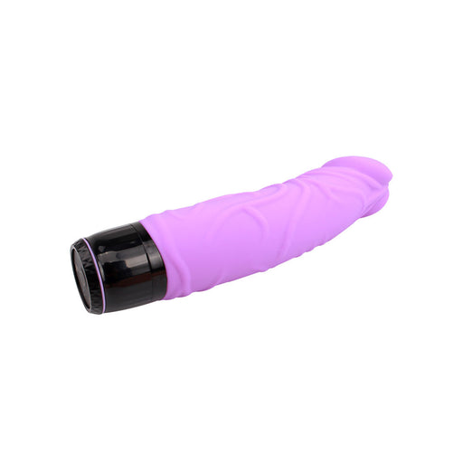 M- Mello - Siliconen P- Shape Vibrator 8.3" - Zwart-Erotiekvoordeel.nl