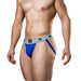 MM Original - Jockstrap Herenslip - Tailleband 5 cm - Blauw/Grijs-Erotiekvoordeel.nl