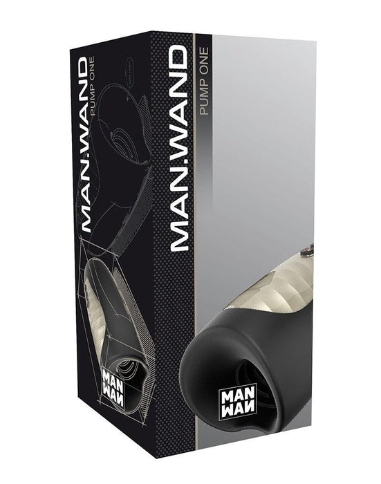 Man.Wand Pump One Masturbator - Zwart-Erotiekvoordeel.nl