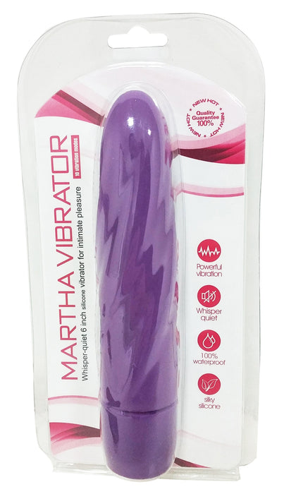 Martha Twist Siliconen Mini Vibrator - 12,5 cm - Paars-Erotiekvoordeel.nl