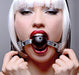 Master Series - Gagged - Ball Gag Met Gaatjes - Metallic Look Zilver-Erotiekvoordeel.nl