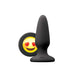 Moji's - ILY - Buttplug met Emoji - Medium - Zwart-Erotiekvoordeel.nl