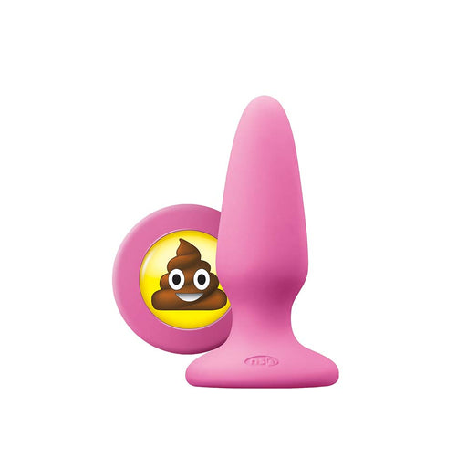 Moji's - SHT - Buttplug met Emoji - Medium - Roze-Erotiekvoordeel.nl