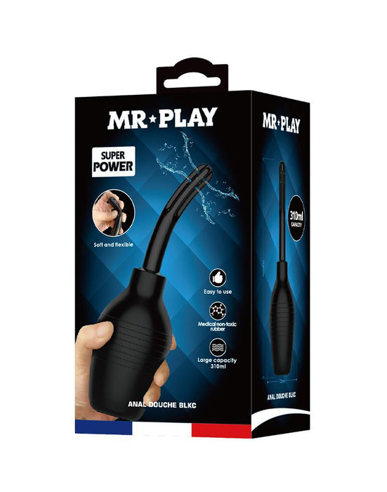 Mr. Play - Anaal Douche - Spray Nozzle - Zwart-Erotiekvoordeel.nl