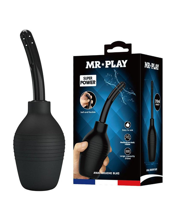 Mr. Play - Anaal Douche - Spray Nozzle - Zwart-Erotiekvoordeel.nl