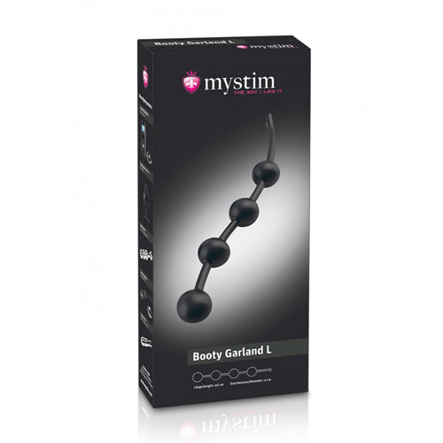 Mystim - Electrosex - Booty Garland - Anaal Kralen - Large-Erotiekvoordeel.nl