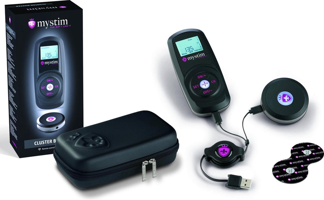 Mystim - Electrosex - Cluster Buster Wireless E-stim Device Starterkit-Erotiekvoordeel.nl