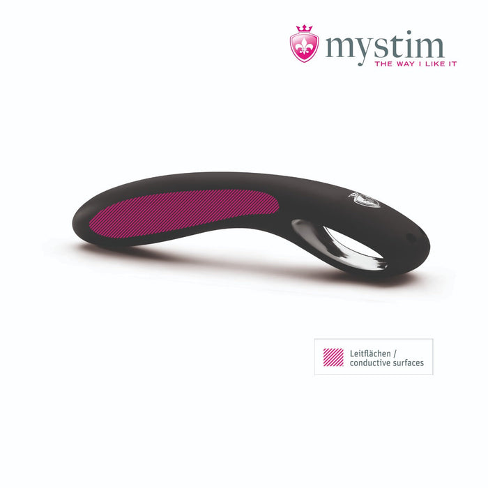 Mystim - Electrosex - Current Conrad - E-stim Dildo - Zwart-Erotiekvoordeel.nl