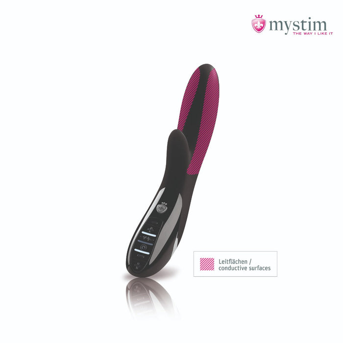 Mystim - Electrosex - Daring Danny - E-Stim Vibrator - Black Edition - Zwart-Erotiekvoordeel.nl