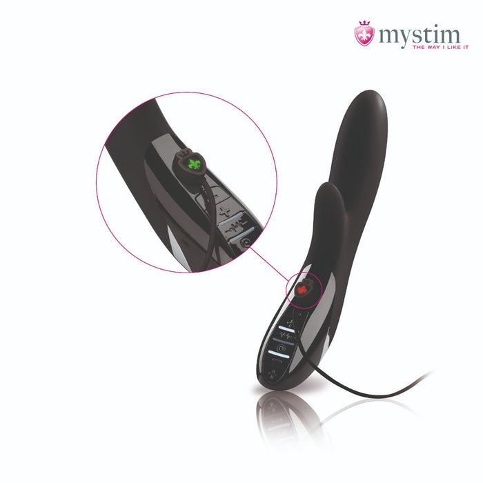 Mystim - Electrosex - Daring Danny - E-Stim Vibrator - Black Edition - Zwart-Erotiekvoordeel.nl