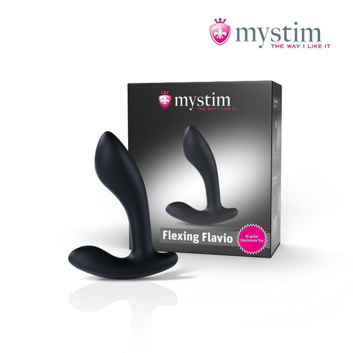 Mystim - Electrosex - Flexing Flavio - E-stim Prostate Stimulator - Black-Erotiekvoordeel.nl