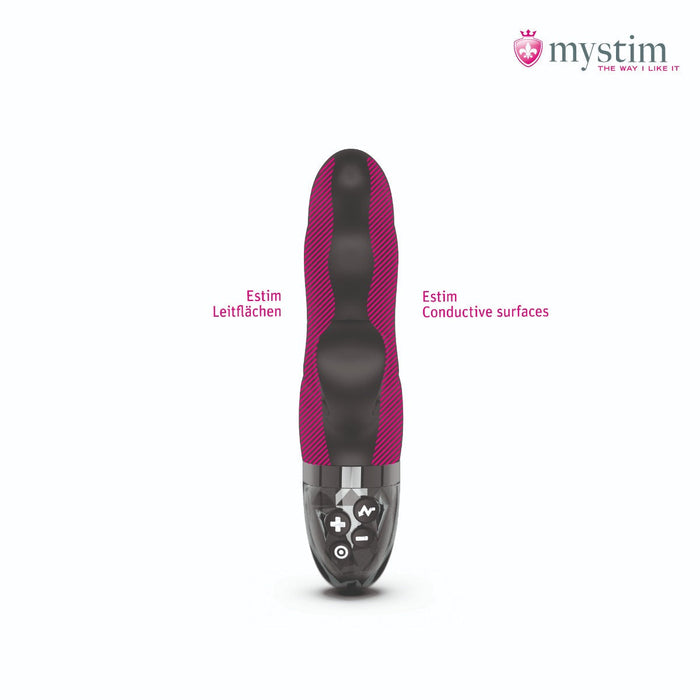 Mystim - Electrosex - Hop Hop Bob - E-stim Vibrator - Black-Erotiekvoordeel.nl