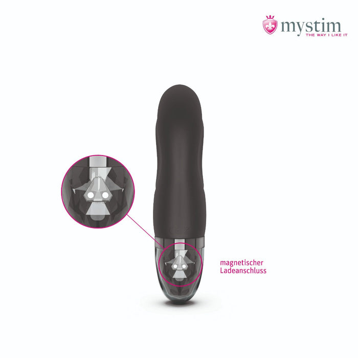 Mystim - Electrosex - Hop Hop Bob - E-stim Vibrator - Black-Erotiekvoordeel.nl