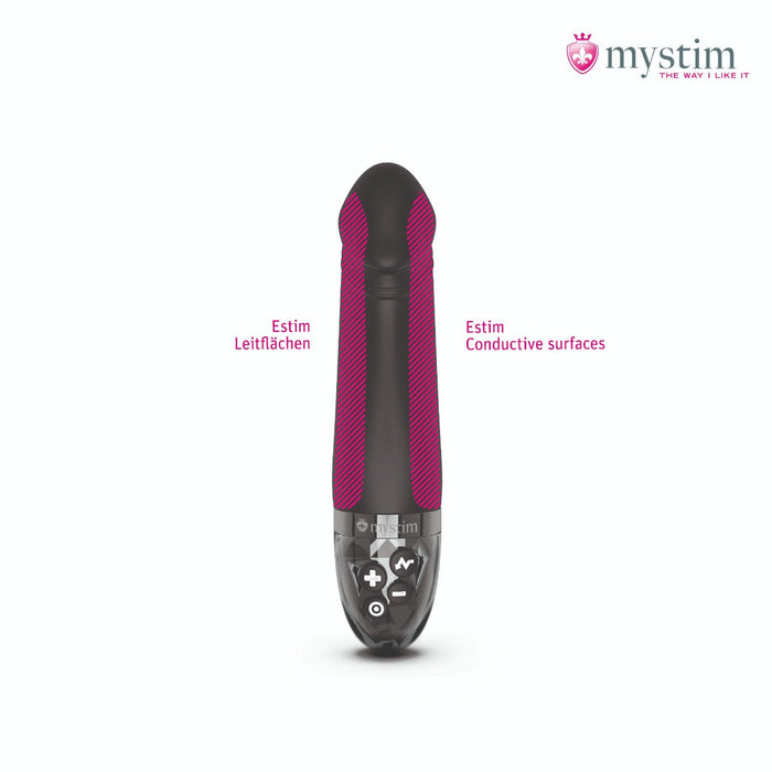 Mystim - Electrosex - Real Deal Neal - E-stim Vibrator - Black-Erotiekvoordeel.nl