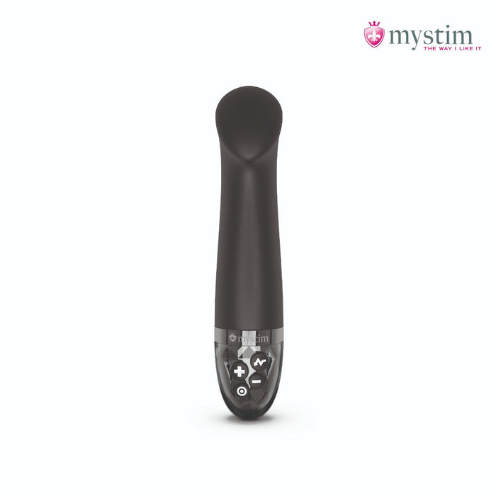 Mystim - Electrosex - Right On Ron - E-stim Vibrator - Black-Erotiekvoordeel.nl