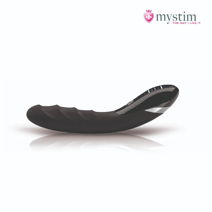 Mystim - Electrosex - Sizzling Simon - E-stim Vibrator - Black-Erotiekvoordeel.nl