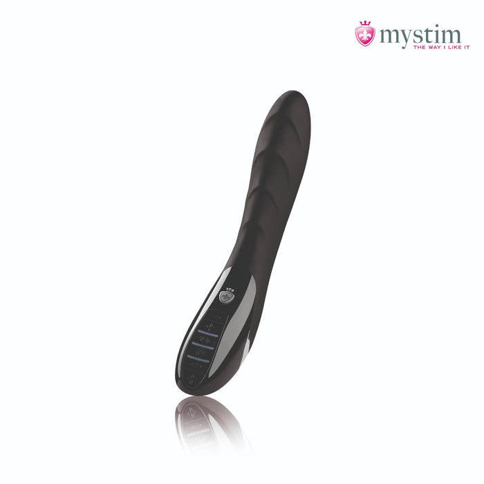 Mystim - Electrosex - Sizzling Simon - E-stim Vibrator - Black-Erotiekvoordeel.nl